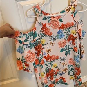 Pink floral top